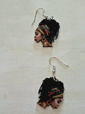 Flat African-Inspired Earrings | Bold Cultural Elements for Festivals